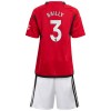 Officiële Voetbalshirt + Korte Broek Manchester United Bailly 3 Thuis 2023-24 - Kids